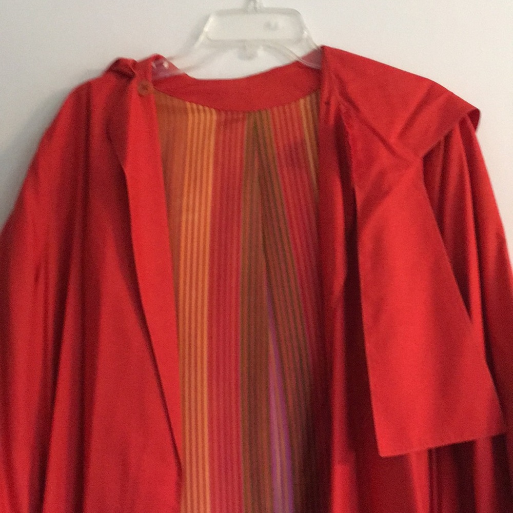 Vintage Saks 5th Avenue 1960s silk swing coat - Picture 2 of 7